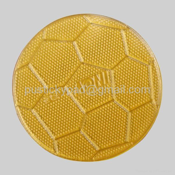 New Arrival football style PU gel sticky car anti slip pad