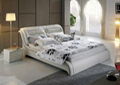 2014 latest design leather beds  1