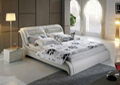 2014 latest design leather beds 