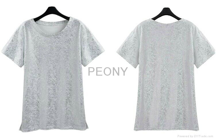 2014 hot silver sleeves T-shirt+sling backing piece lace dress 2