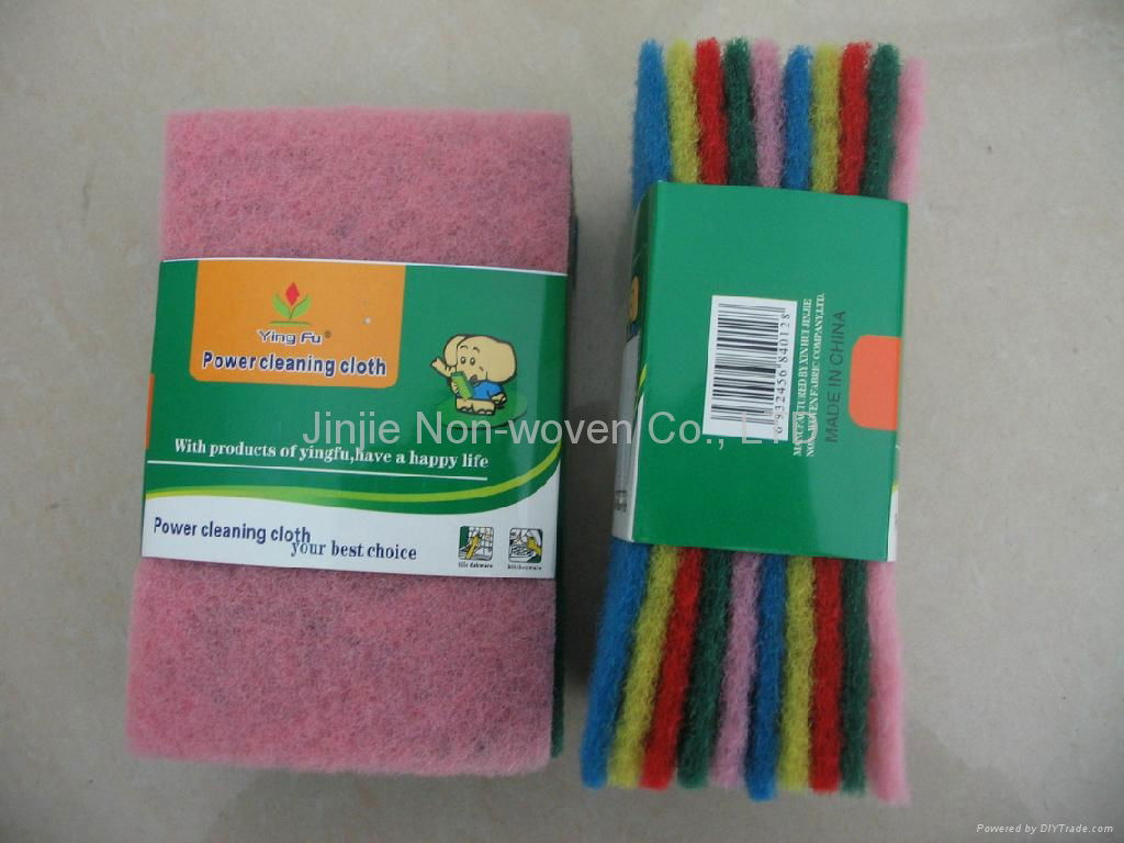 Household cleaning pad green pad 4