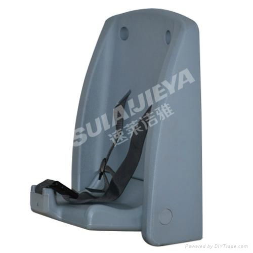 wall-mounted HDPE child protection seat