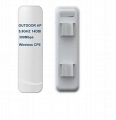 300Mpbs Outdoor CPE with Ap and Poe Function Wireless Bridge