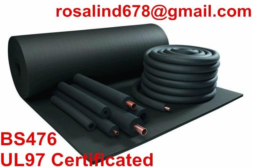 NBR/PVC air duct rubber foam insulation roll
