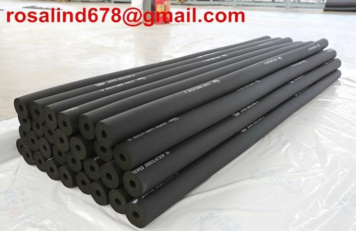 one side alumium foil closed cell self seal air duct rubber foam insulation roll 4