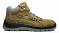 Full grain nubuck safety shoes