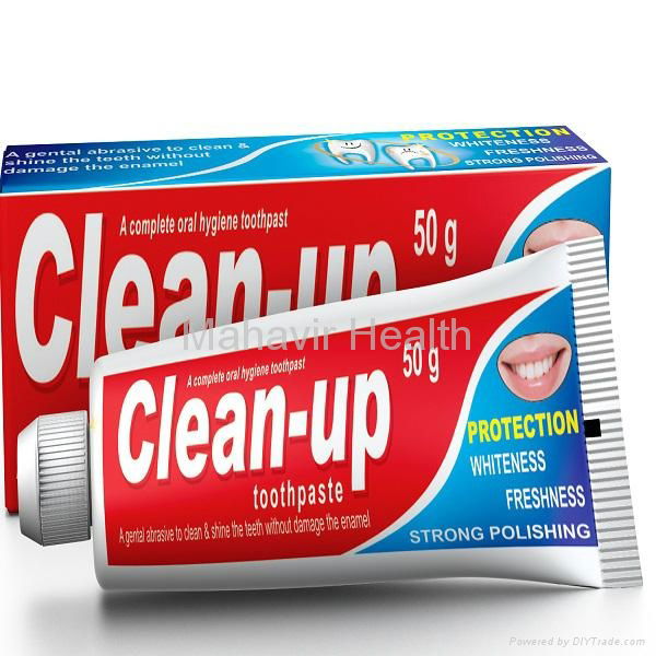 Clean-up Toothpaste 2