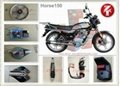 HOT!!! whosale keeway horse150 motorcycle spare parts for south America motorcyc