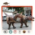 Amusement park realistic animatronic dinosaur velociraptor costume 