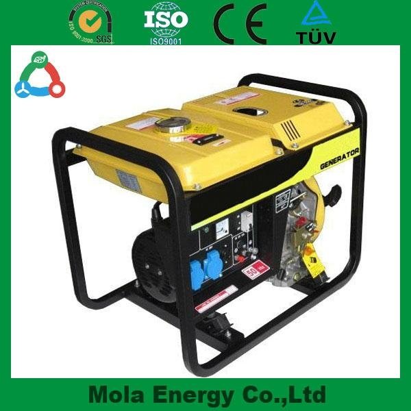 3KW Mini szie portable biogas generator with AC single phase