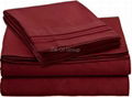 1500         Ultra Soft Brushed Waterbed 4 piece Sheet Set Full size 2