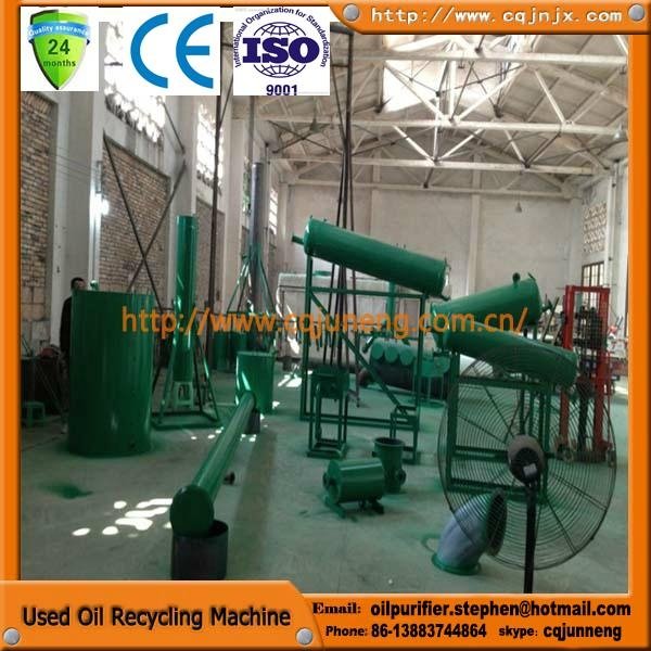 2014 New design JNC china waste oil recovering to diesel oil
