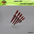 2014 hot sell coloured knife set with PP