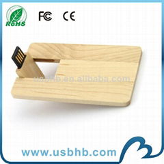 wood 4gb usb card flash drive