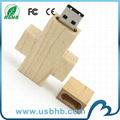 wood 4gb usb card flash drive  3