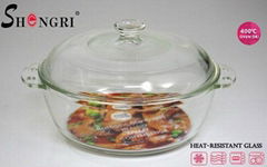 Glass Casserole With Glass Lid