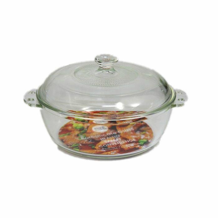 Glass Casserole With Glass Lid 2