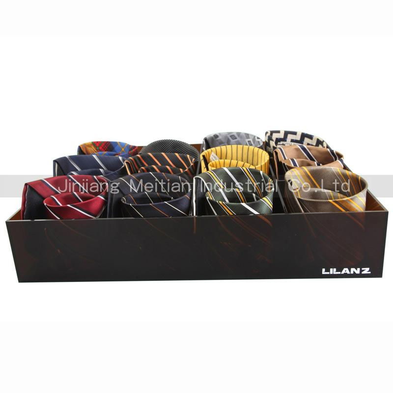 High acrylic tie or belt  storage box