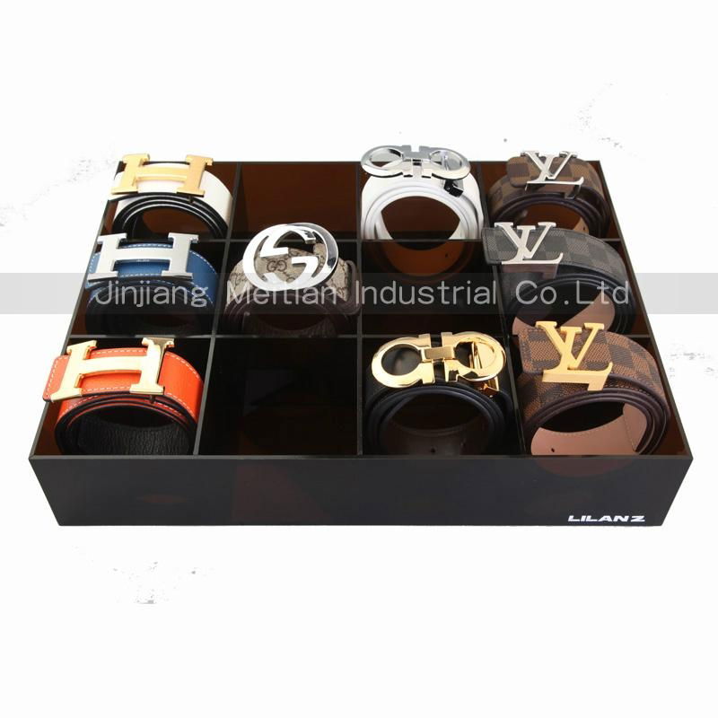 High acrylic tie or belt  storage box 3