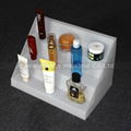 Acrylic cosmetic display rack