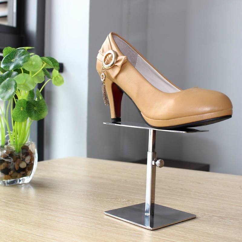 Stainless steel shoes display stand 3