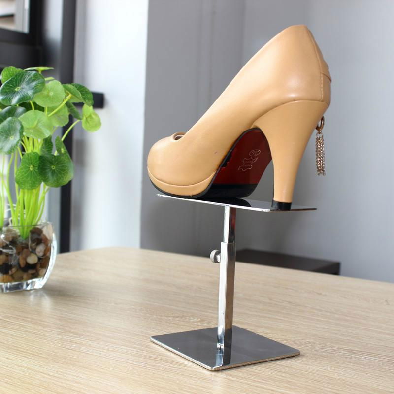 Stainless steel shoes display stand 4