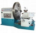 China Low Price Flange Tyre Moulds Face Plate Turning Facing Lathe Machine