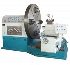 China Low Price Flange Tyre Moulds Face Plate Turning Facing Lathe Machine