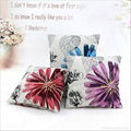 45cm Square Floral Tapestry Cushion Cover