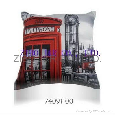 100% polyester building wholesale printing cushion