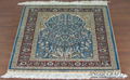 Persian handmade pure silk rug 1