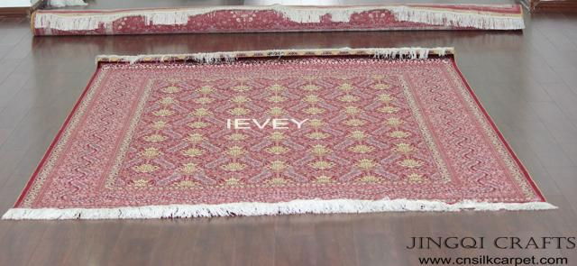 Chinese handmade silk carpet for decoration