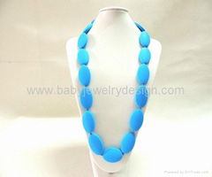 silicone teething necklace for mom