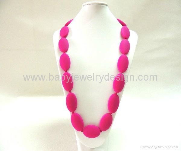 silicone teething necklace for mom 5