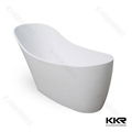 Stunning design freestanding solid surface bathtub 