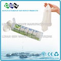  biodegradable rayon mini tissue compressed wipe coin napkin for airline 