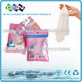 biodegradable cotton non-woven coin napkin magic towel tissue for airline hotel 1