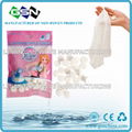 biodegradable cotton non-woven coin napkin magic towel tissue for airline hotel 2