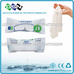 compressed cotton magic towel wet wipe coin napkin for travelling