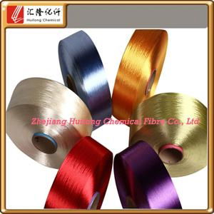 dope dyed polyester poy yarns