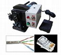 RJ45 connector crimping machine RJ11