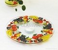 Tempered glass cake stand