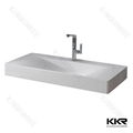 Wholesale Contemporary Unique Composite Acrylic Solid Surface Bathroom Sinks