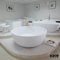 Wholesale hot freestanding two person solid surface bathtub 1