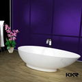 Wholesale hot freestanding two person solid surface bathtub 2