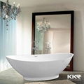 Wholesale hot freestanding two person solid surface bathtub 3