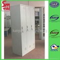 Steel three door locker office furniture