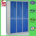 Steel three door locker office furniture metal cabinet 4