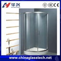 decorative insulated glass dressing room sliding door