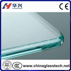 CE approved 5-15mm clear tempered glass